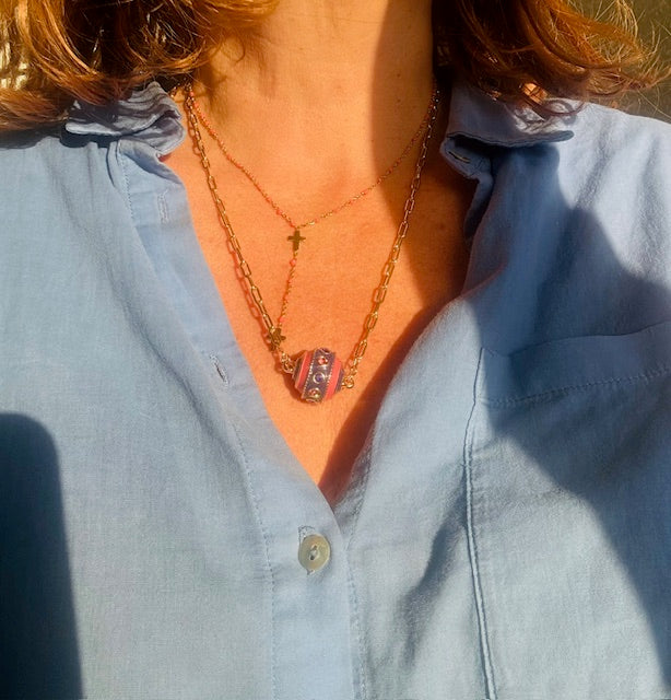 Collier Positano sur chaîne