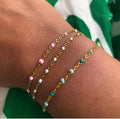 bracelet en acier inoxydable émaillé bijoux amorcita