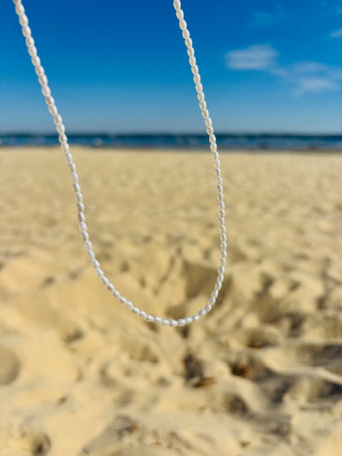 collier femme perles d'eau douce blanches amorcita bijoux